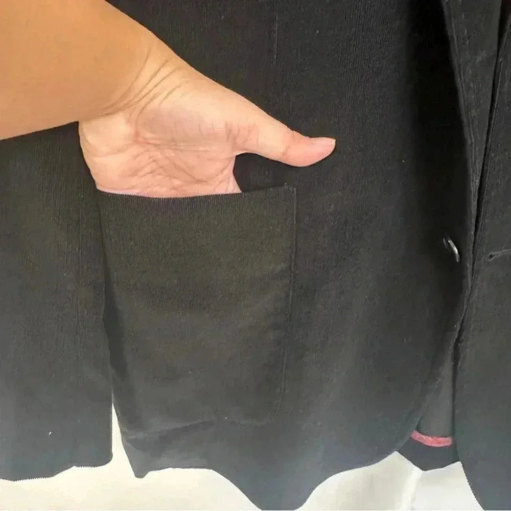 T‎ Harris London Coat Blazer Men's Size Large Black Formal Career Holiday